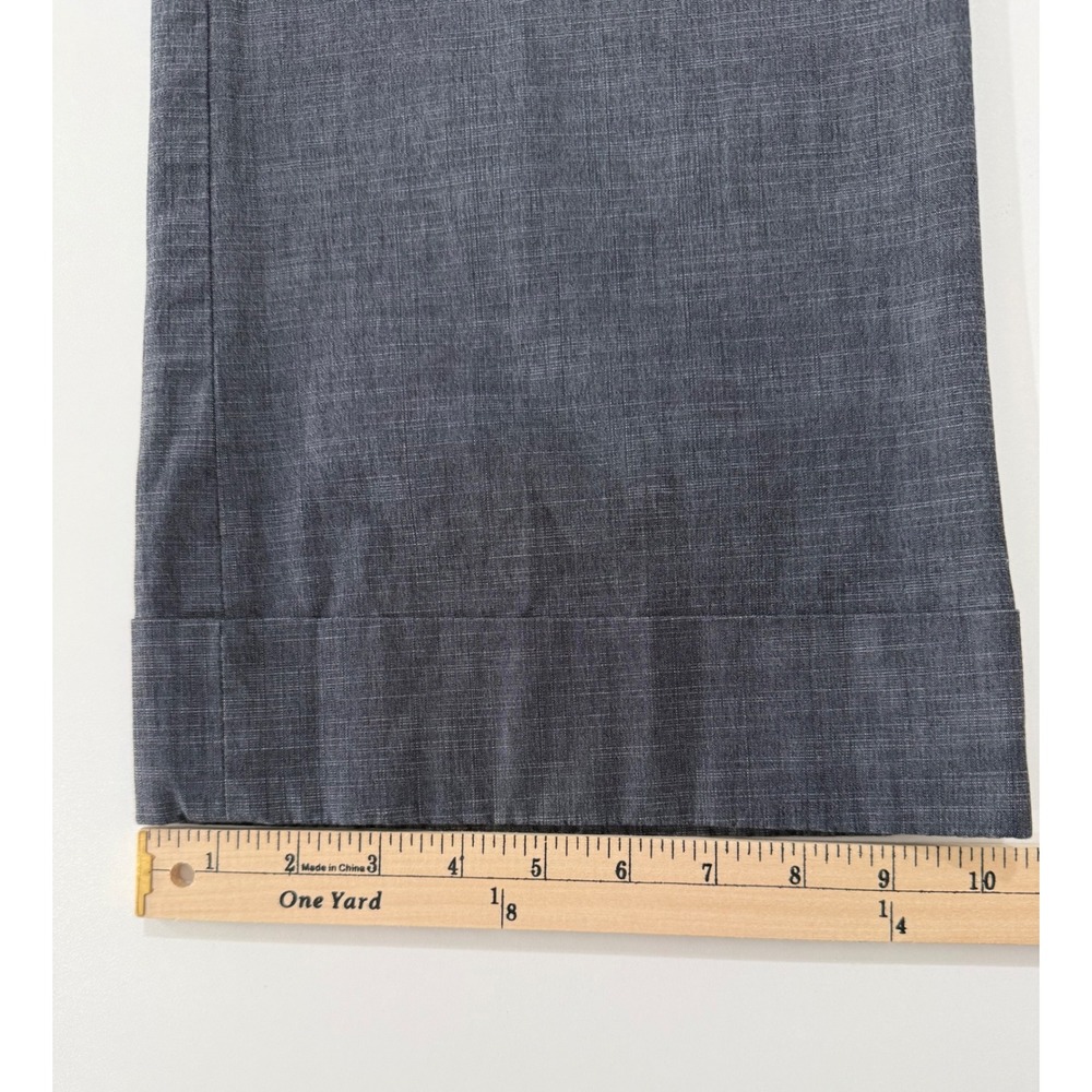 Rafaella Petites Heathered Denim Lightweight Wide Leg Trousers Size 10P W409 - Picture 9 of 9